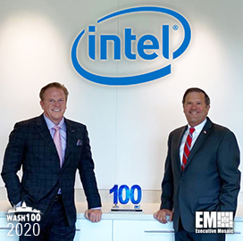 Jim Brinker, Intel Federal Head, Receives First Wash100 Award From Executive Mosaic CEO Jim Garrettson