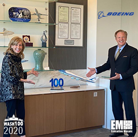 Leanne Caret, President & CEO of Boeing Defense, Space & Security, Receives Fourth Consecutive Wash100 Award