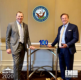 Department of the Navy CIO Aaron Weis Receives First Wash100 Award for Driving IT, Cyber, Cloud Readiness