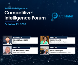 ArchIntel’s AI in Competitive Intelligence Virtual Event to Discuss Maintaining Competitive Advantage
