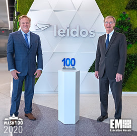 Leidos Chairman, CEO Roger Krone Receives Seventh Consecutive Wash100 Award