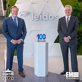 Leidos EVP, CFO Jim Reagan Receives Fifth Consecutive Wash100 Award